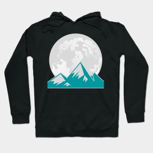 Moon And Mountains Hoodie